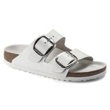 Birkenstock Arizona Big Buckle in White Leather