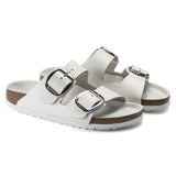 Birkenstock Arizona Big Buckle in White Leather