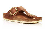 Birkenstock Gizeh Big Buckle in Cognac Leather