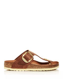 Birkenstock Gizeh Big Buckle in Cognac Leather