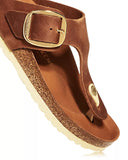 Birkenstock Gizeh Big Buckle in Cognac Leather