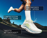 Women's HOKA Clifton 11 WIDE in White/White
