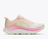 Women's HOKA Clifton 11 WIDE in Tangerine Glow/White