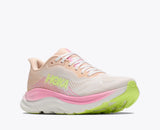Women's HOKA Clifton 11 in Tangerine Glow/White
