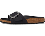Birkenstock Madrid Big Buckle in Black Leather
