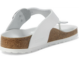 Birkenstock Gizeh Big Buckle in White Leather
