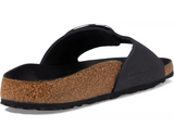 Birkenstock Madrid Big Buckle in Black Leather