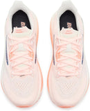 Women's Brooks Ghost 18 in Star White/Cyber Peach/Grey