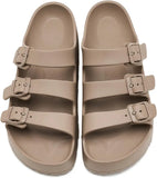 Birkenstock Florida Flex Platform EVA in Gray/Taupe