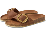 Birkenstock Madrid Big Buckle in Antique Cognac Leather