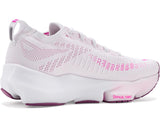 Women's Brooks Glycerin Flex in White/Cyber Pink/Argyle