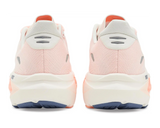 Women's Brooks Ghost 18 in Star White/Cyber Peach/Grey