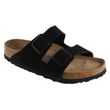 Birkenstock Arizona Soft Footbed in Black Suede