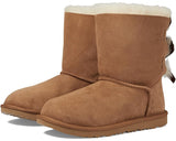 Kids' UGG Bailey Bow II in Chestnut