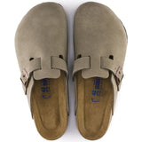 Birkenstock Boston Soft Footbed in Taupe
