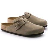 Birkenstock Boston Soft Footbed in Taupe
