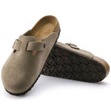 Birkenstock Boston Soft Footbed in Taupe