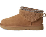 Women's UGG Classic Ultra Mini Maxi Curly in Chestnut