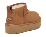 Kids' UGG Classic Ultra Mini Platform in Chestnut