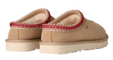 Women's UGG Tasman II in Sand/Dark Cherry