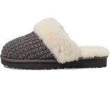 Women's UGG Cozy Knit Slippers in Charcoal