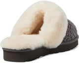 Women's UGG Cozy Knit Slippers in Charcoal