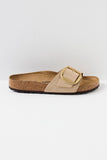 Birkenstock Madrid Big Buckle in Sandcastle Leather