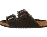 Birkenstock Arizona Shearling in Mocha (regular width)