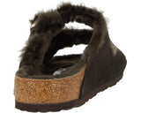 Birkenstock Arizona Shearling in Mocha (regular width)
