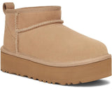 Kids' UGG Classic Ultra Mini Platform in Sand