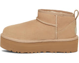 Kids' UGG Classic Ultra Mini Platform in Sand