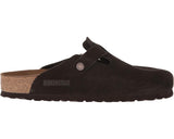 Birkenstock Boston Soft Footbed in Mocha Suede